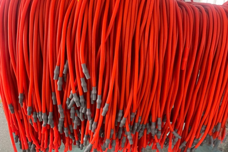 pre assembled red tube