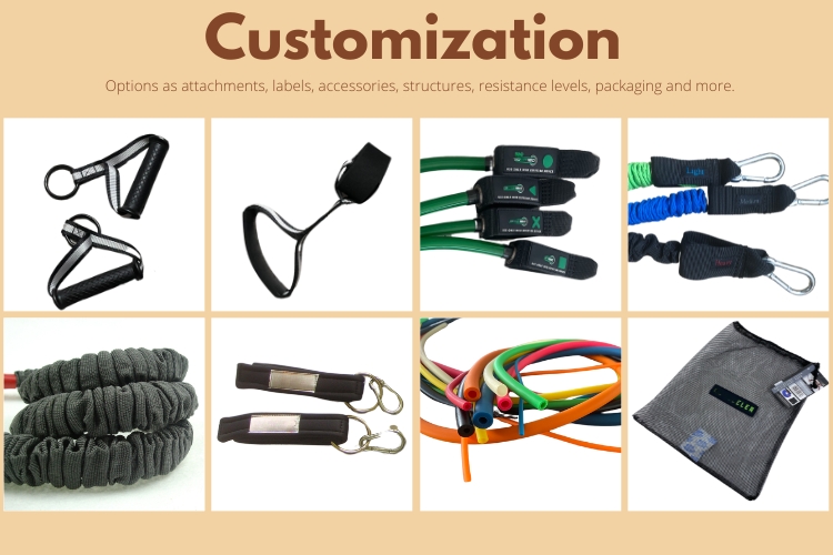 Resistance tube kits customization options