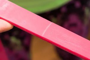 resistance bands with seam inside