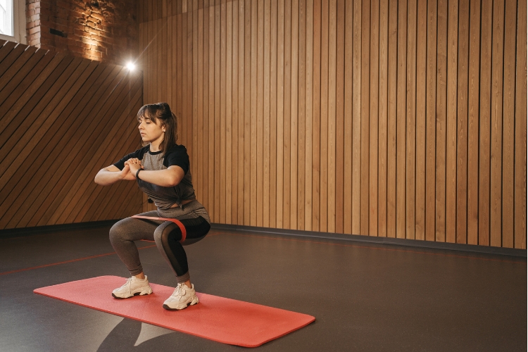 Mini band loops for fitness studios