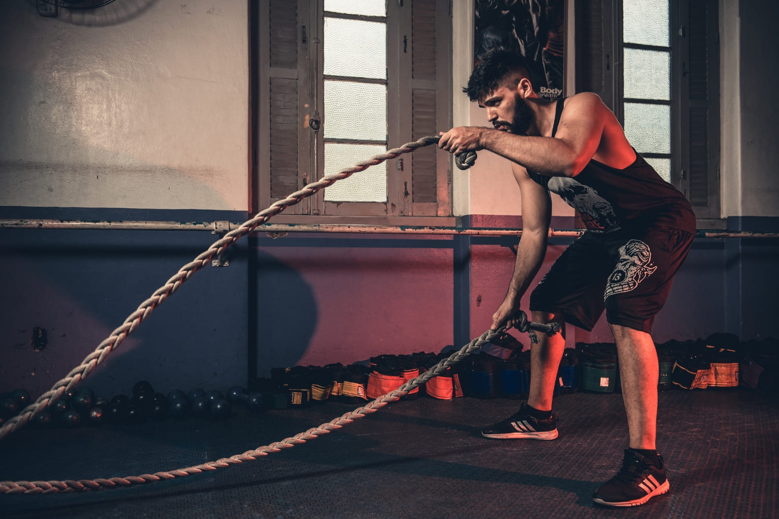 Silicone band for fitness facilities