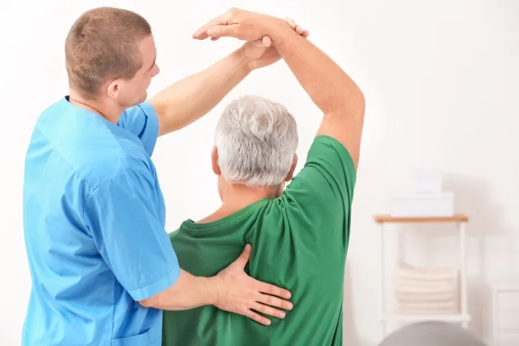 Professional orthopedic clinic setting