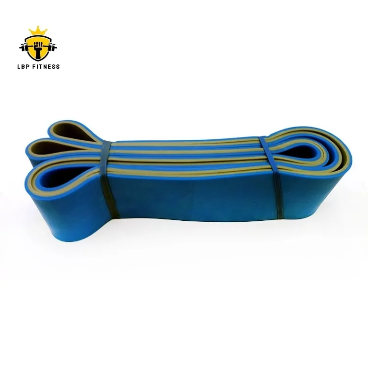 Dual-color tpe pull-up assist bands strength training